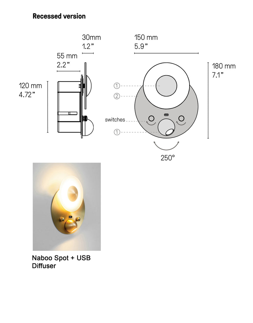NABOO SPOT+USB